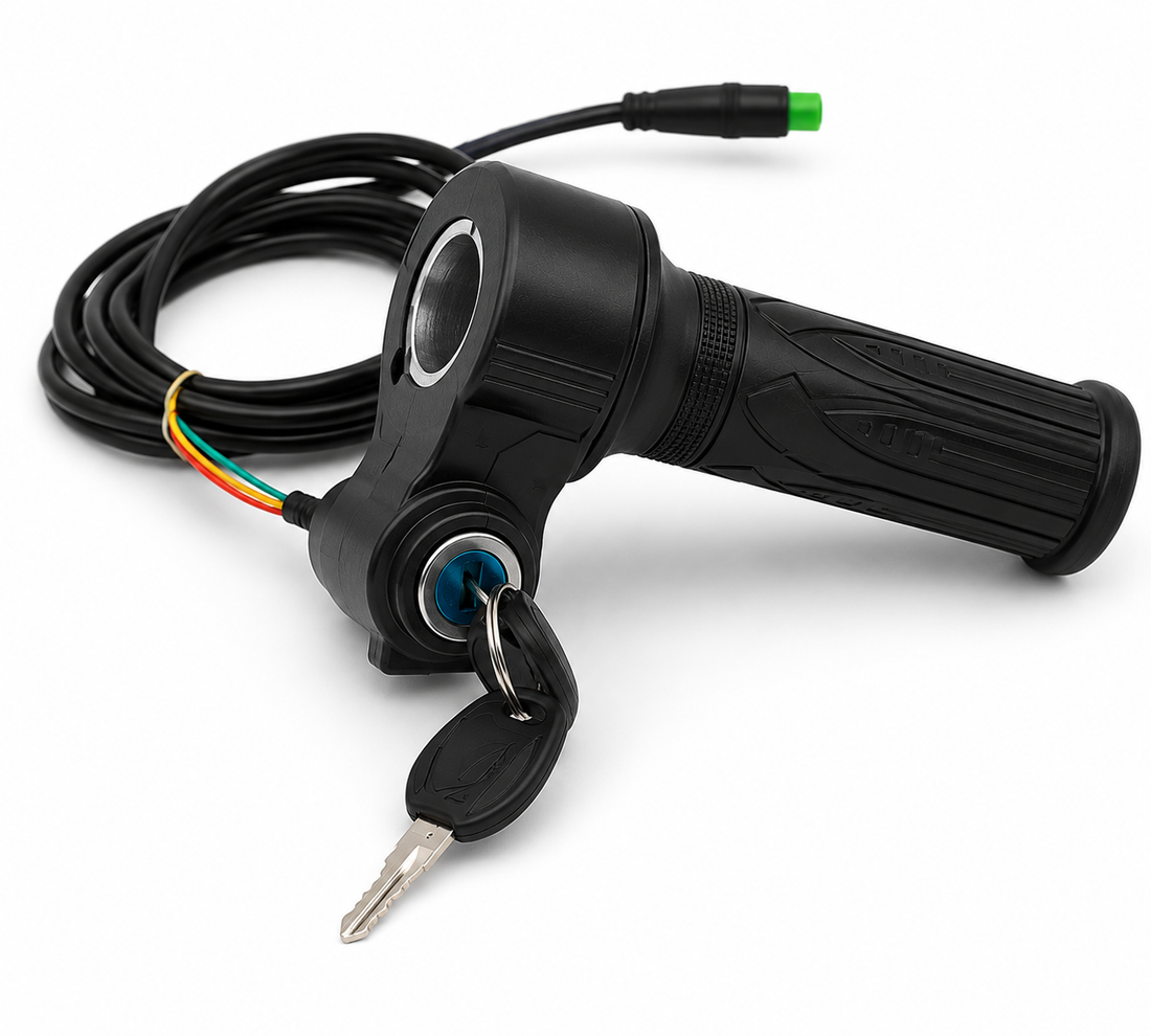 VIGOR Half-Twist Throttle with Key Ignition for Electric Bikes