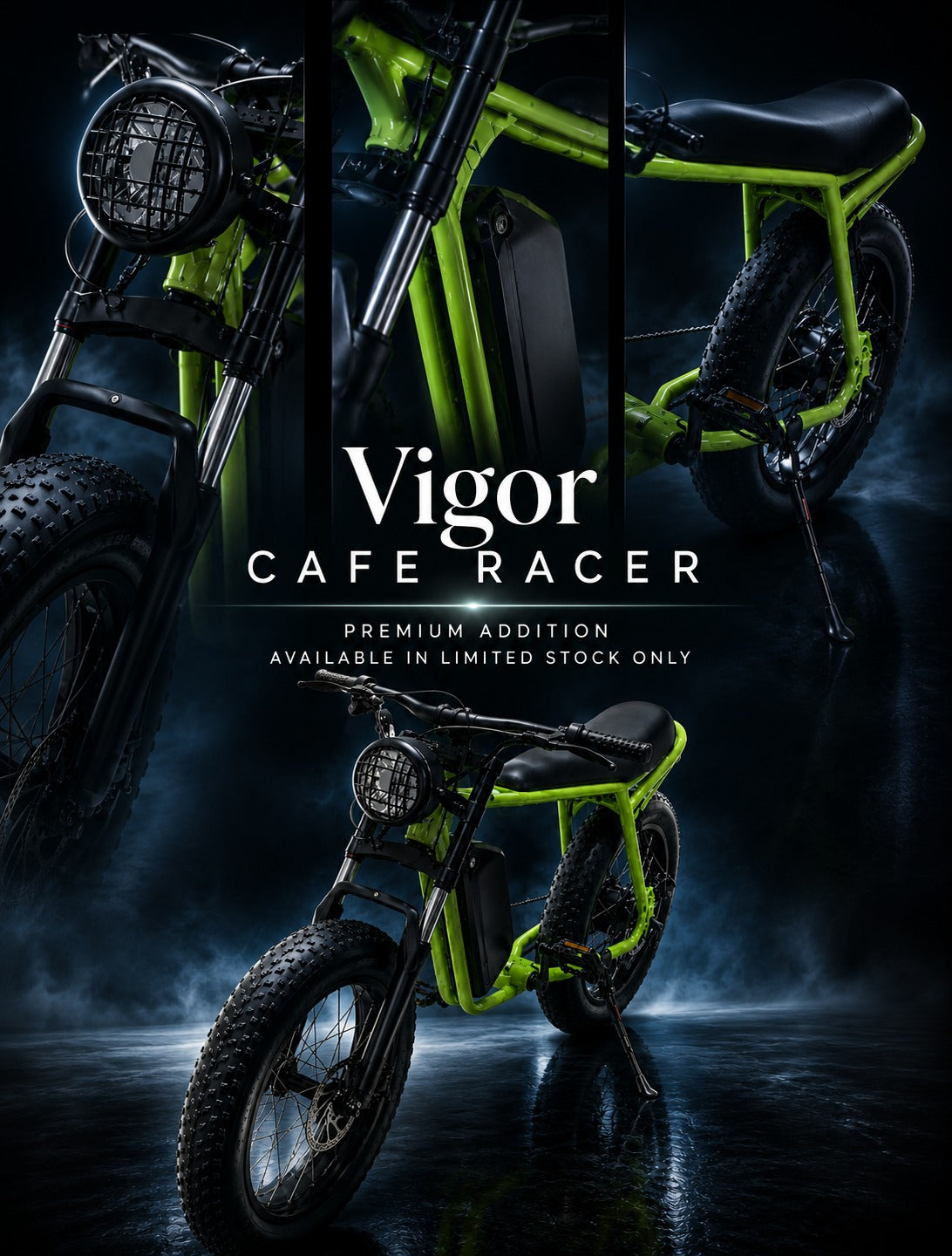 VIGOR Cafe Racer Signature Edition – Kangaroo Green
